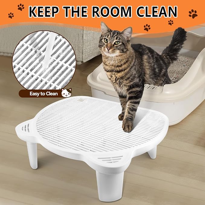 Adjustable Cat Ramp Litter Box Step Double Layer - Image 6