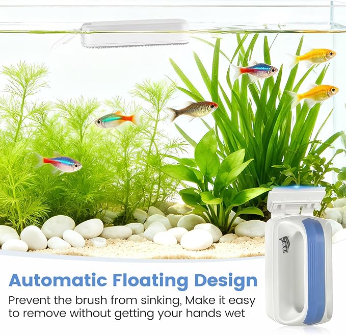AQQA Aquarium Magetic Glass Cleaner Brush - Image 2