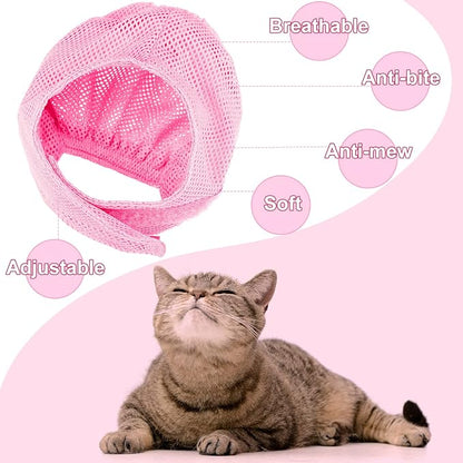 9 Pcs Cat Bathing Bag Set Cat Shower Bag Anti Bite and Scratch - Image 3