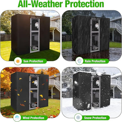 Kingling Outdoor Cat House Cover - Image 8