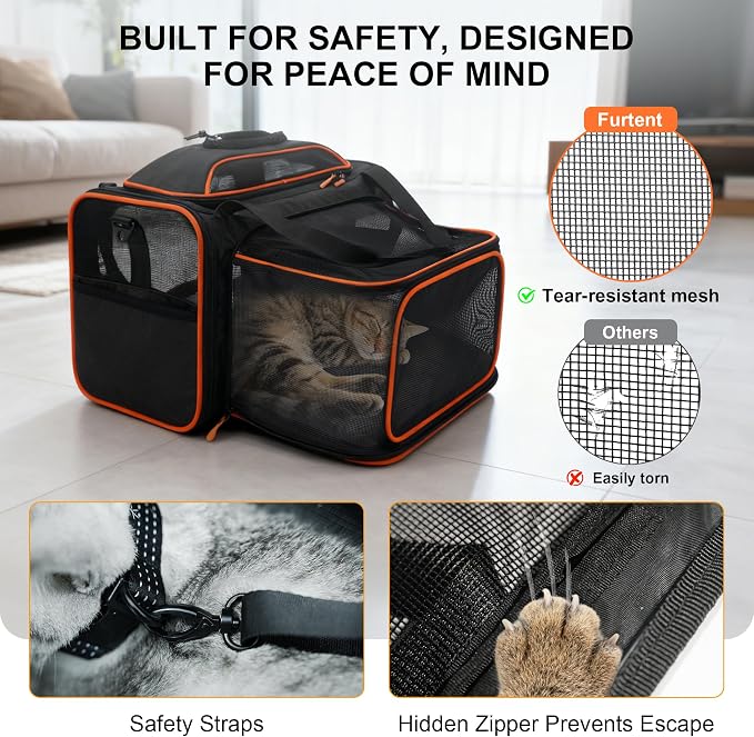 TSA Approved Expandable Cat Carrier - Image 4