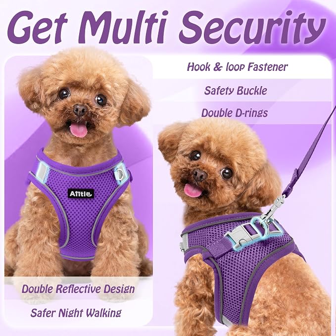 AIITLE Comfortable Dog Harness and Leash Set - Image 8