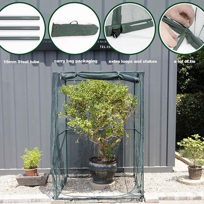 Portable 4'x4' Large 6FT Tall Plant Netting Cover Crop Cages Pest Guard Cover - Image 3