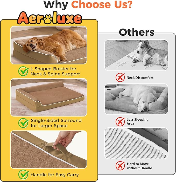 Dog Bed Large Sized Dogs, Orthopedic Dog Bed - Image 3