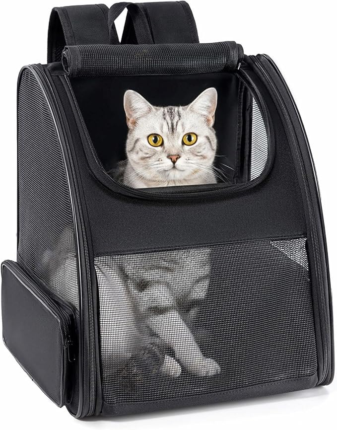 Cat Backpack Carrier for Small Dogs and Cats Fit Up to 15 Lbs, Small Dog by Conlun