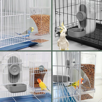 No Mess Bird Feeder & Water Dispenser Set - Image 4