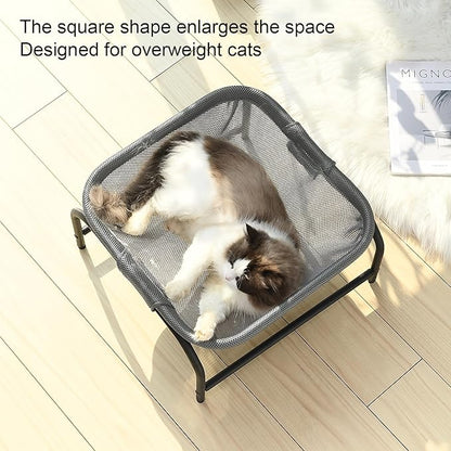 Cat Bed Cat Hammock Dog Bed Pet Square Hammock Bed Free-Standing Kitty Sleeping - Image 2