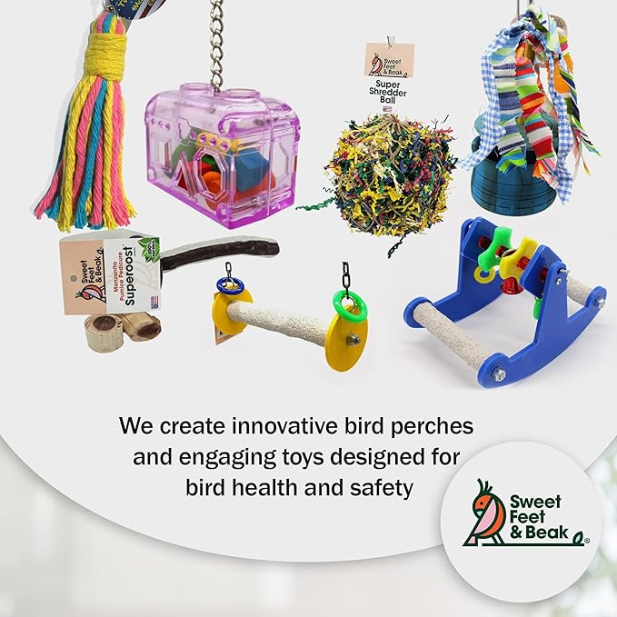 Sweet Feet & Beak Cotton 11" Rope Toy - Image 7