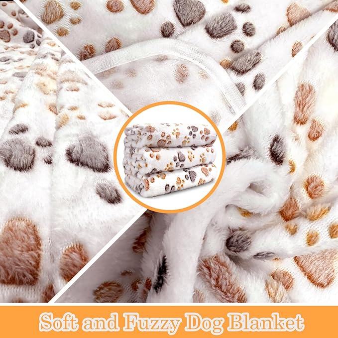 Dog Blankets for Medium Large Dogs Washable, 3 Pack Pet Blanket Washable 41" x - Image 2
