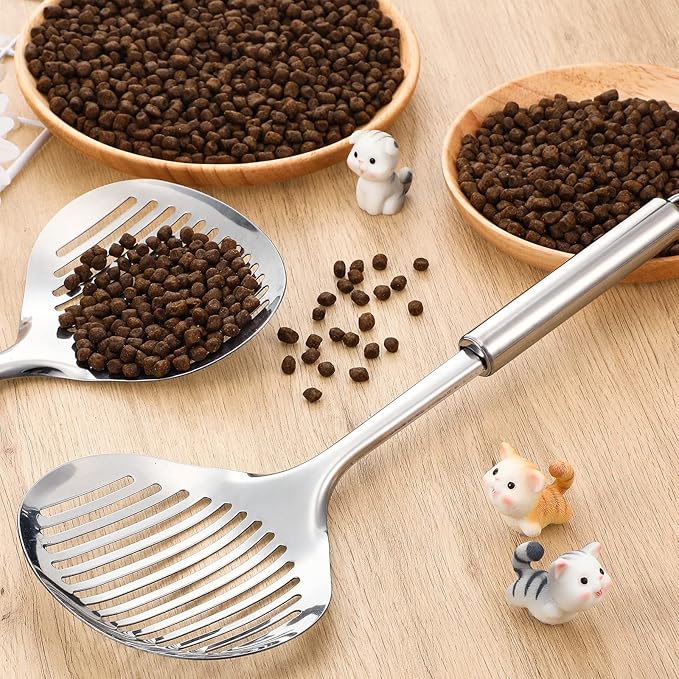 Meanplan 2 Pcs Cat Metal Litter Scoop Litter Scoop, Cat Accessories Scooper - Image 7