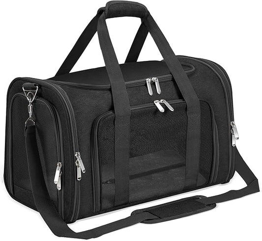 Soft-Sided Cat/Dog/Pet Carrier, Collapsible Pets Travel Carriers by Unknown