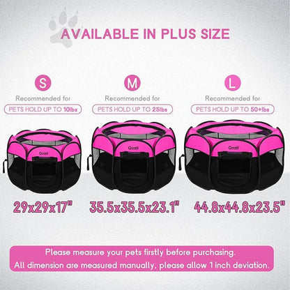 Pet Cat Playpen for Indoor Cats Enclosed, Portable Foldable Dog Playpen Outdoor - Image 5