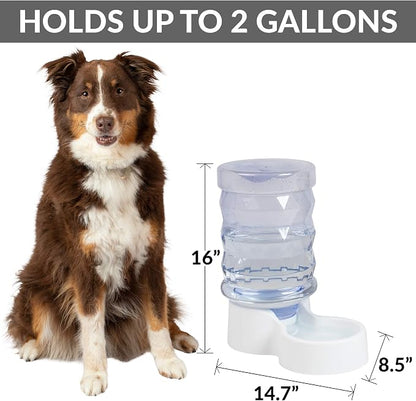 PetFusion H2O Gravity Pet Water Dispenser. Durable 2.5 Gallon Waterer Feeder. - Image 3