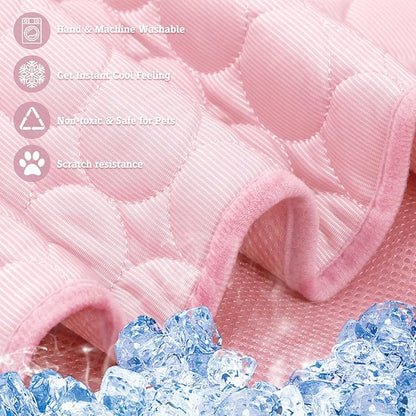 Washable Dog Ice Silk Cooling Mat - Image 7