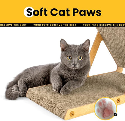A-Frame Cat Scratcher Vertical & Horizontal Scratching pad - Image 4
