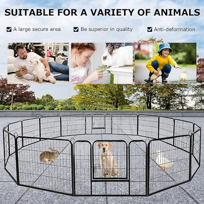 BestPet | Dog Playpen | 32 Inch, 16 Panels | Heavy Duty Metal Pet Exercise Pen - Image 7
