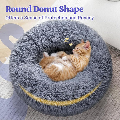 rabbitgoo Cat Beds for Indoor Cats, 20 inches Cat Bed Machine Washable - Image 4