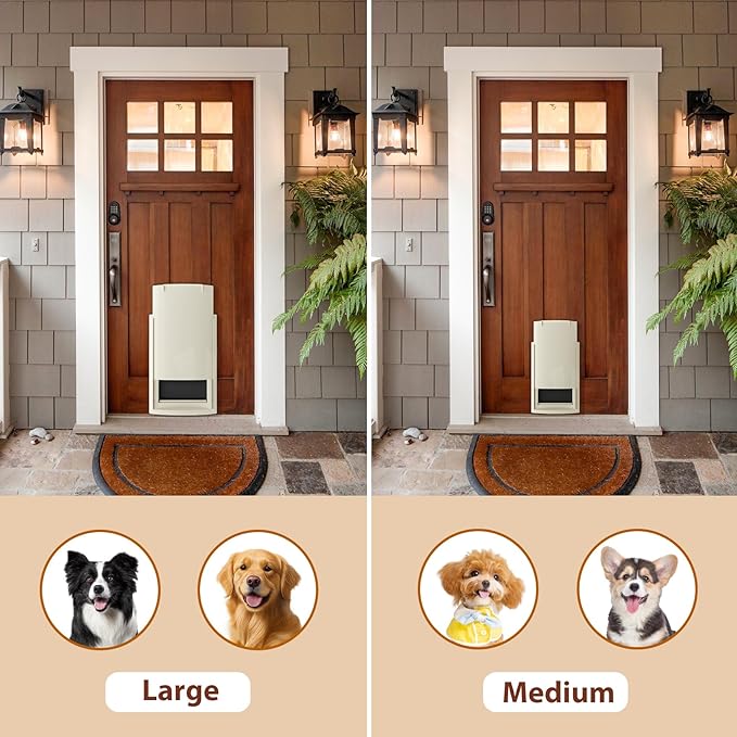 mestyl Dog Door for Wall, Pet Door, Doggie Door - Image 7