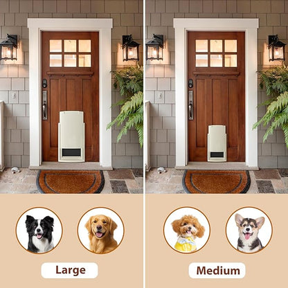 mestyl Dog Door for Wall, Pet Door, Doggie Door - Image 7