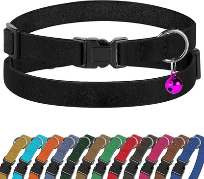 Breakaway Cat Collar Leather by BUDKAS