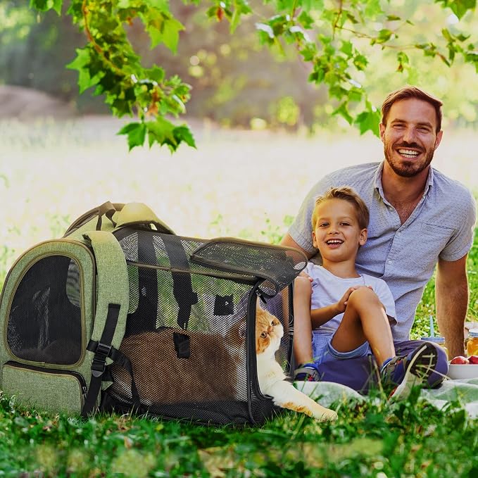 Petsfit Cat Backpack Carrier, Dog Carrier Backpacks Expandable - Image 7
