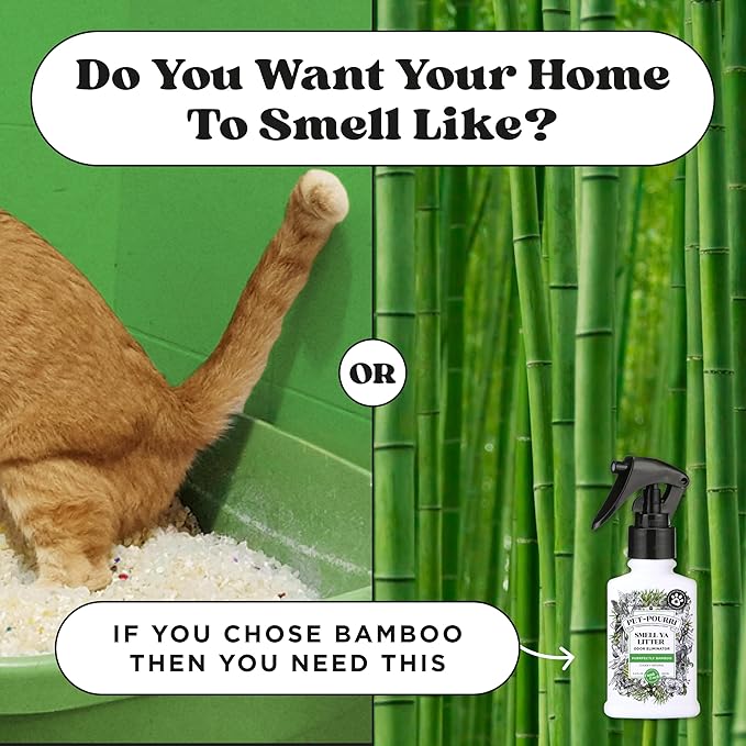 Pet-Pourri Smell Ya Litter Cat Litter Deodorizer Spray, Purrfectly Bamboo 3.4 - Image 8