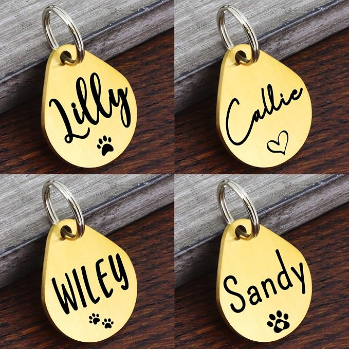 Ultra Joys Dog ID Tag, Custom Dog Tag Personalized Cat Tag, Pet ID Tag - Image 4