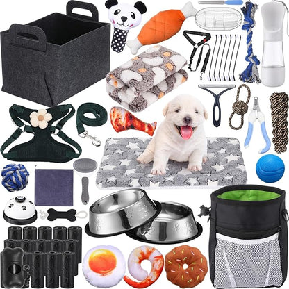 Abbylike 50 Pcs Puppy Supplies Starter Kit by Abbylike
