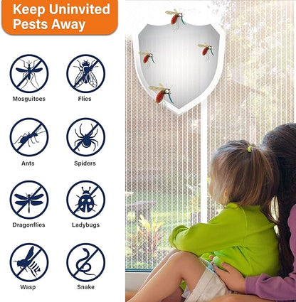 Magnetic Screen Door, Keep Bugs Out, Pet & Kid Friendly，Works - Image 4