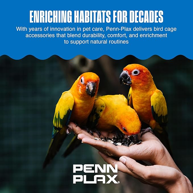 Penn-Plax Bird-Life Cement Trimmer-Perch, Naturally Trims Nails & Beak - Image 7