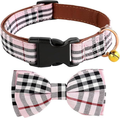 Yizepet Dog Collar with Bow Tie- Adjustable pet Collar by Yizepet