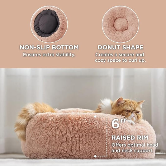 Bedsure Calming Cat Beds for Indoor Cats - Image 2