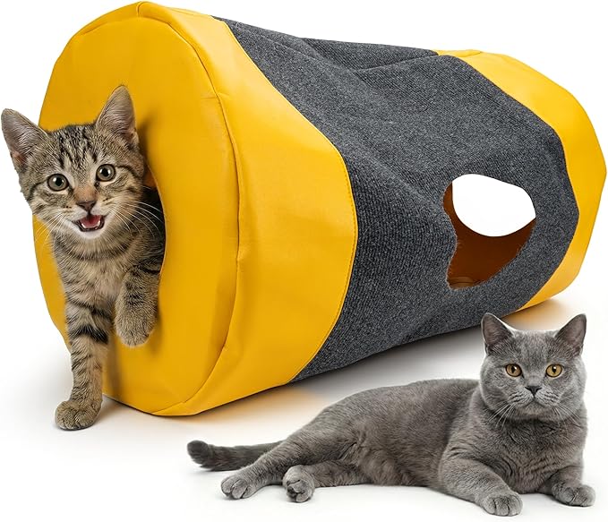 Homrich Multifunctional Collapsible Cat Play Bag, Indoor Cat Tunnel Activity by Homrich
