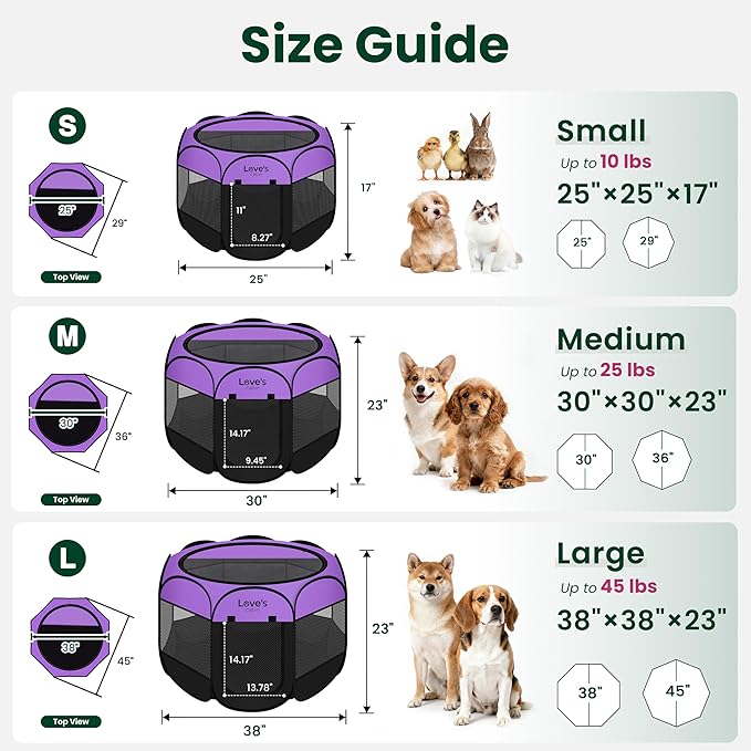 Love's cabin Pet Puppy Dog Playpen, Large Dog Tent Crates Cage Indoor/Outdoor - Image 2