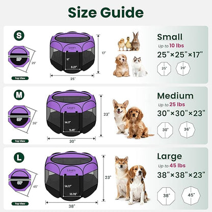 Love's cabin Pet Puppy Dog Playpen, Large Dog Tent Crates Cage Indoor/Outdoor - Image 2