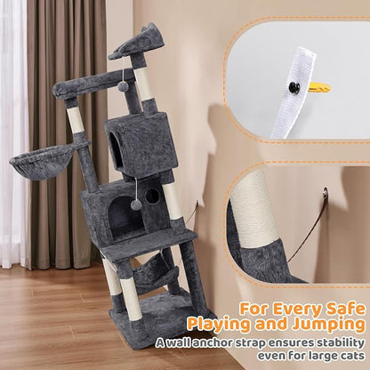 Yaheetech 64.5in Extra Large Cat Tree - Image 9