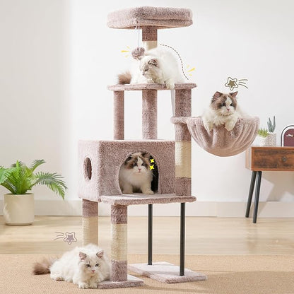 Heybly Cat Tree, 49.2 Inches Cat Tower - Image 6