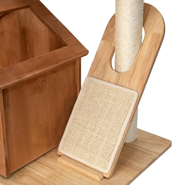 Kitty City Wooden Cat Tower - Image 4