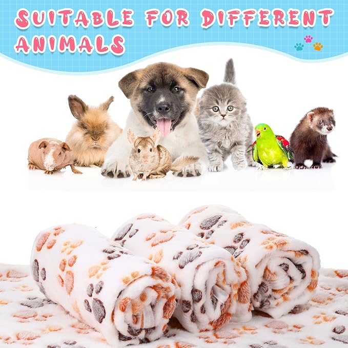 Tatuo 4 Pcs Dog Blanket for Pet Cat Blankets Indoor Puppy Teething Stuff Toys - Image 4