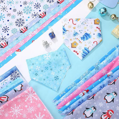 Weewooday 50 Pcs Winter Bandanas Bulk - Image 5