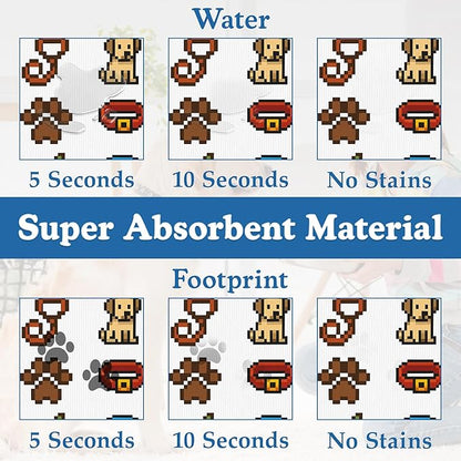Dog Fun Pet Feeding Mat–Christmas Stocking Quick Dry Absorbent Dog Cat Food Mat - Image 3
