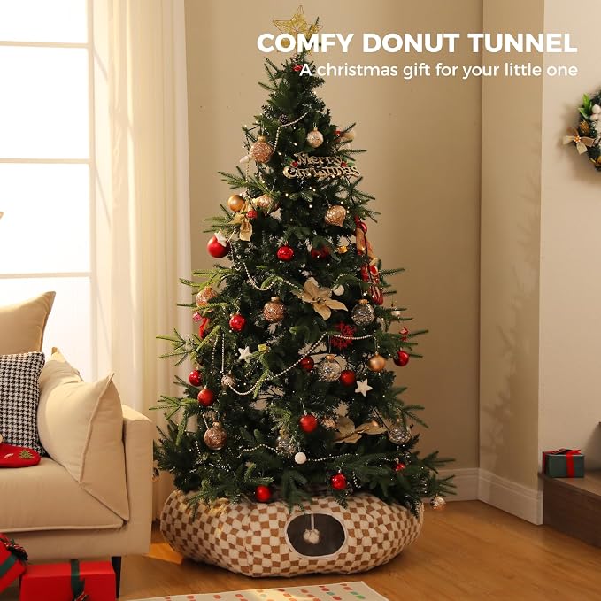 PEQULTI Cat Tunnel with Cat Bed - Image 7