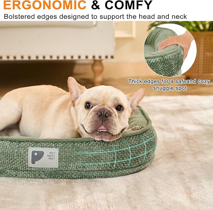 Orthopedic Cat Bed for Puppy & Kitten, Cat Sofa Bed - Image 4