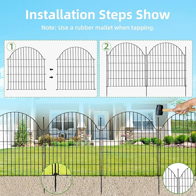 Decorative Metal Garden Fence - Image 7