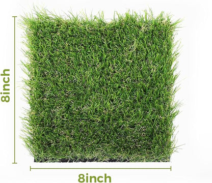 Artificial Grass Rug Indoor Outdoor, 8 x 8Inch Faux Grass Turf Sample, - Image 2