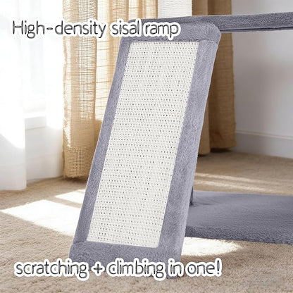 YUNIQUE Multi-Functional Cat Tree Tower, Big Cat Condo - Image 3