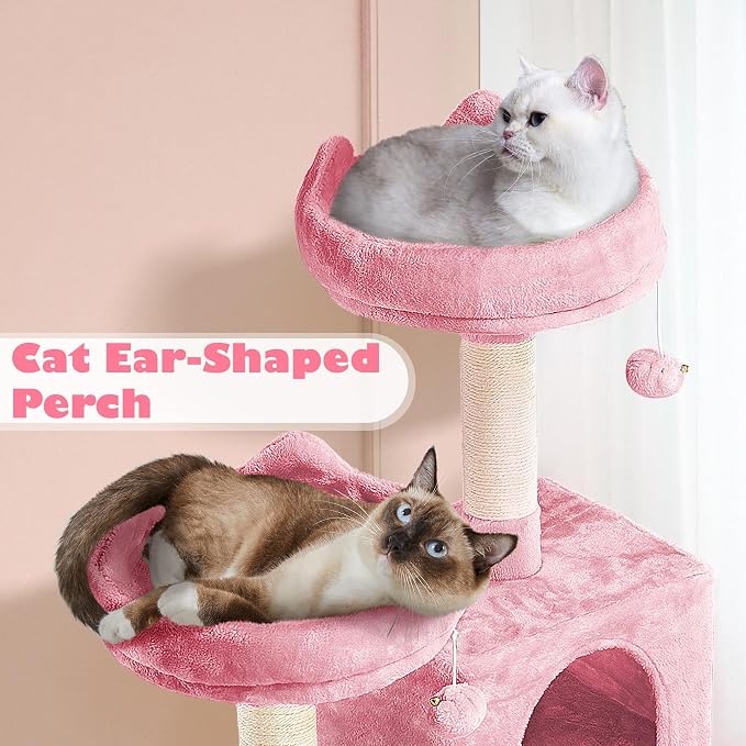 Yaheetech 62.5inches Cat Tree Cat Tower Cat Condo - Image 5