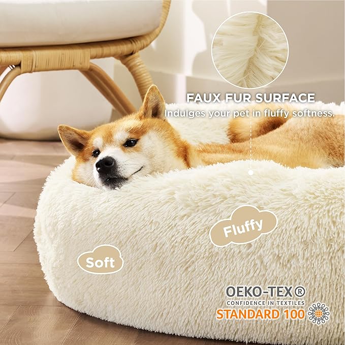 Bedsure Calming Dog Bed for Medium Dogs - Image 2