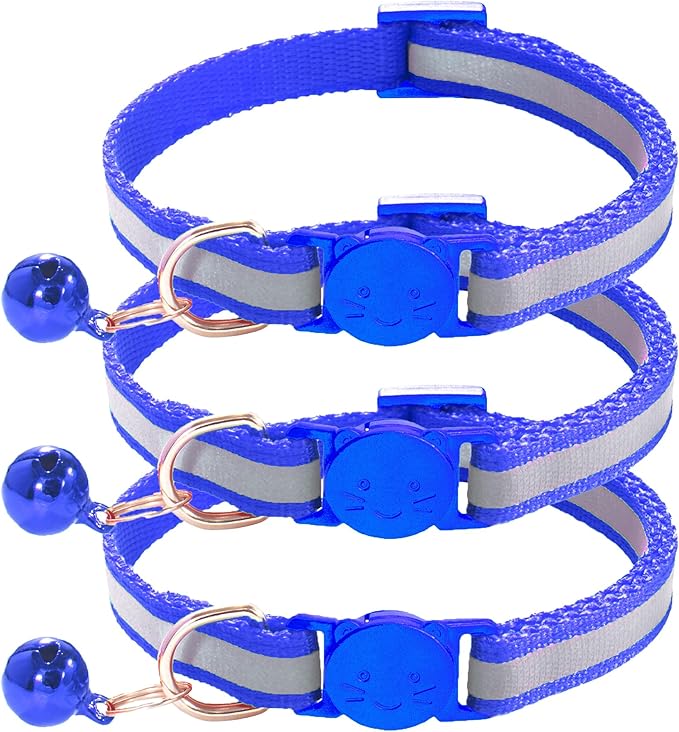 3 Pack Reflective and Breakaway Cat Collars by Unknown