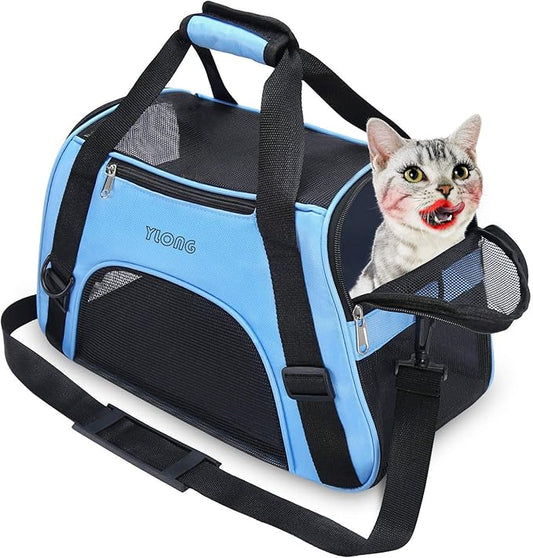 YLONG Airline Approved Pet Carrier, Soft-Sided Pet Travel Carrier by YLONG